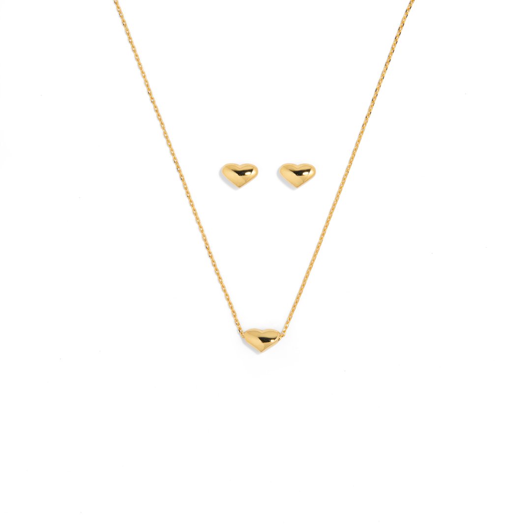 GOLDEN HEART GIFT SET - SETS DE REGALO - Malandra Jewelry - SET63