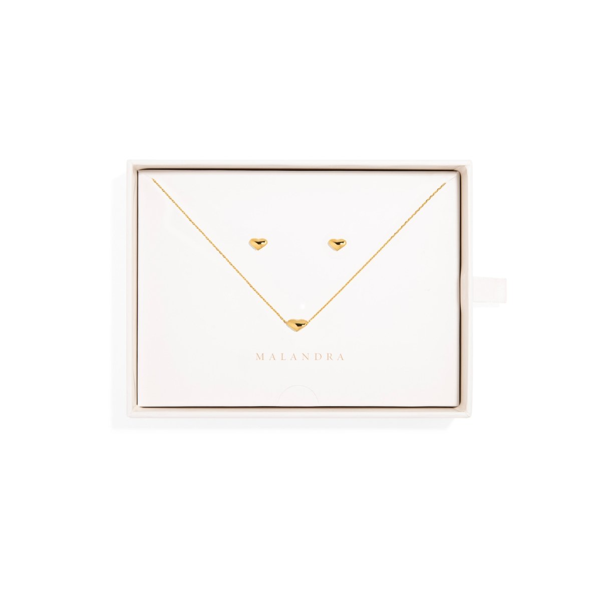 GOLDEN HEART GIFT SET - SETS DE REGALO - Malandra Jewelry - SET63 TC1580/VCA205 - 4014