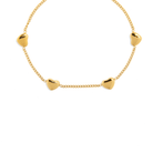 GOLDEN HEARTS BRACELET - PULSERAS - Malandra Jewelry - EUWP182 - JDB201228
