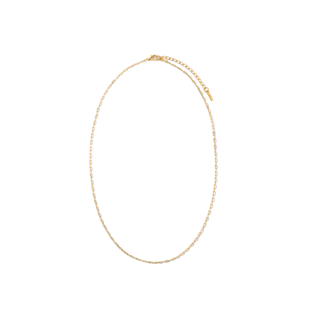 GOLDEN LINK CHAIN 45 CM - COLLARES - Malandra Jewelry - TC1919