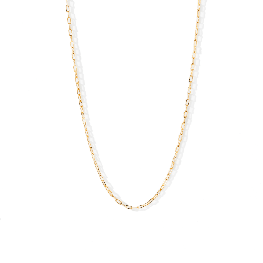 GOLDEN LINK CHAIN 45 CM - COLLARES - Malandra Jewelry - TC1919