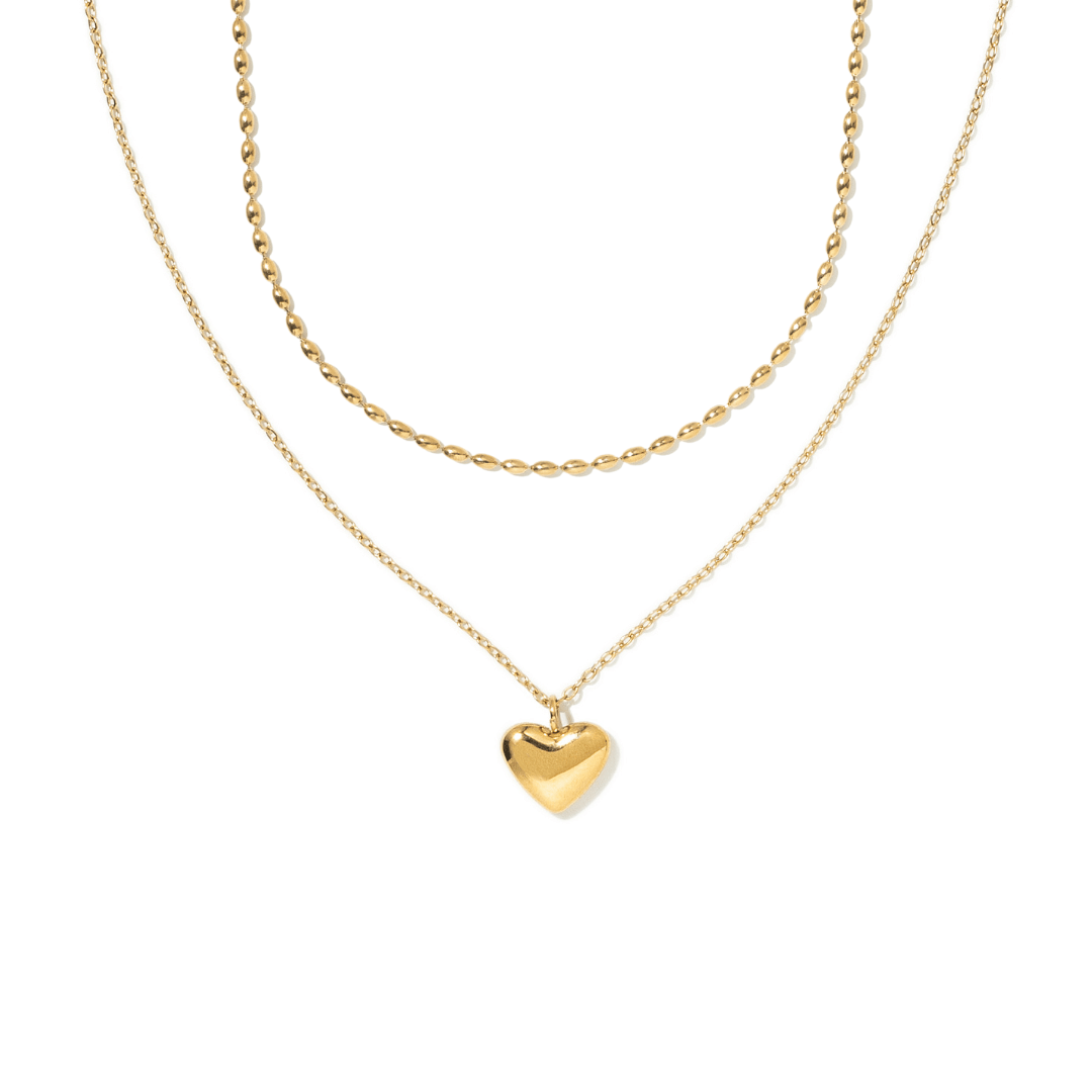 GOLDEN LOVE LAYER GIFT SET - SETS DE REGALO - Malandra Jewelry - SET133/ZXC1 -ZXC6