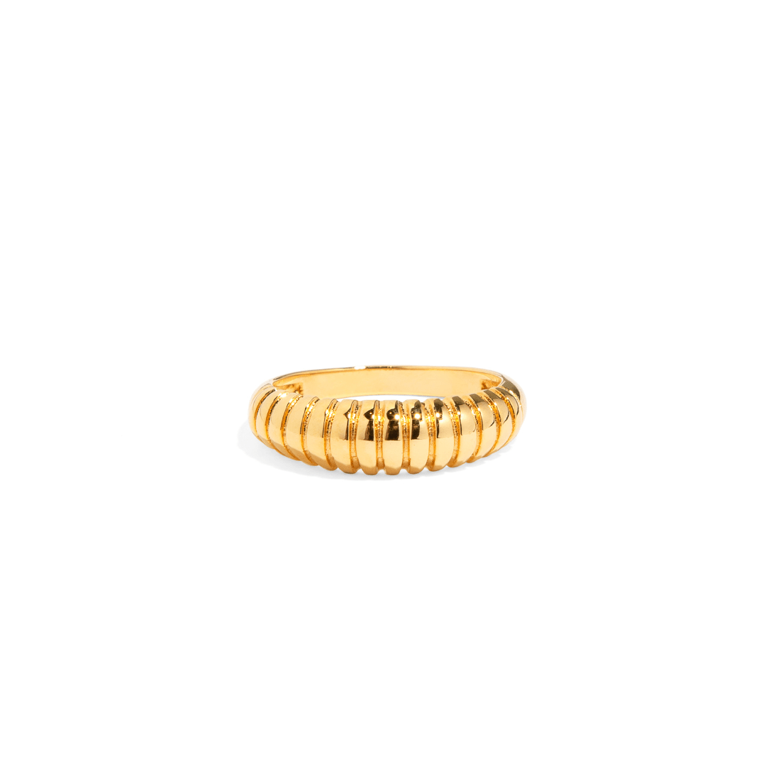 GOLDEN LUXE CROISSANT RING - ANILLOS - Malandra Jewelry - VCR249.6 - 2011 - 6