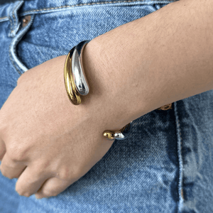 GOLDEN LUXE HALO CUFF - PULSERAS - Malandra Jewelry - EUWP465-JDB201489