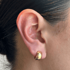 GOLDEN LUXE HOOPS - ARETES - Malandra Jewelry - EUWA224 - JDE0305038