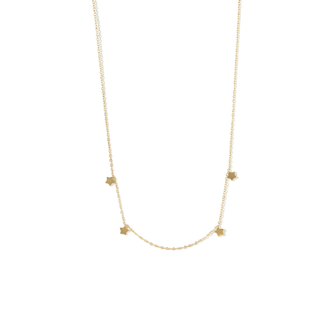 GOLDEN LYNX STARS NECKLACE - COLLARES - Malandra Jewelry - ZXC4 - T001119227