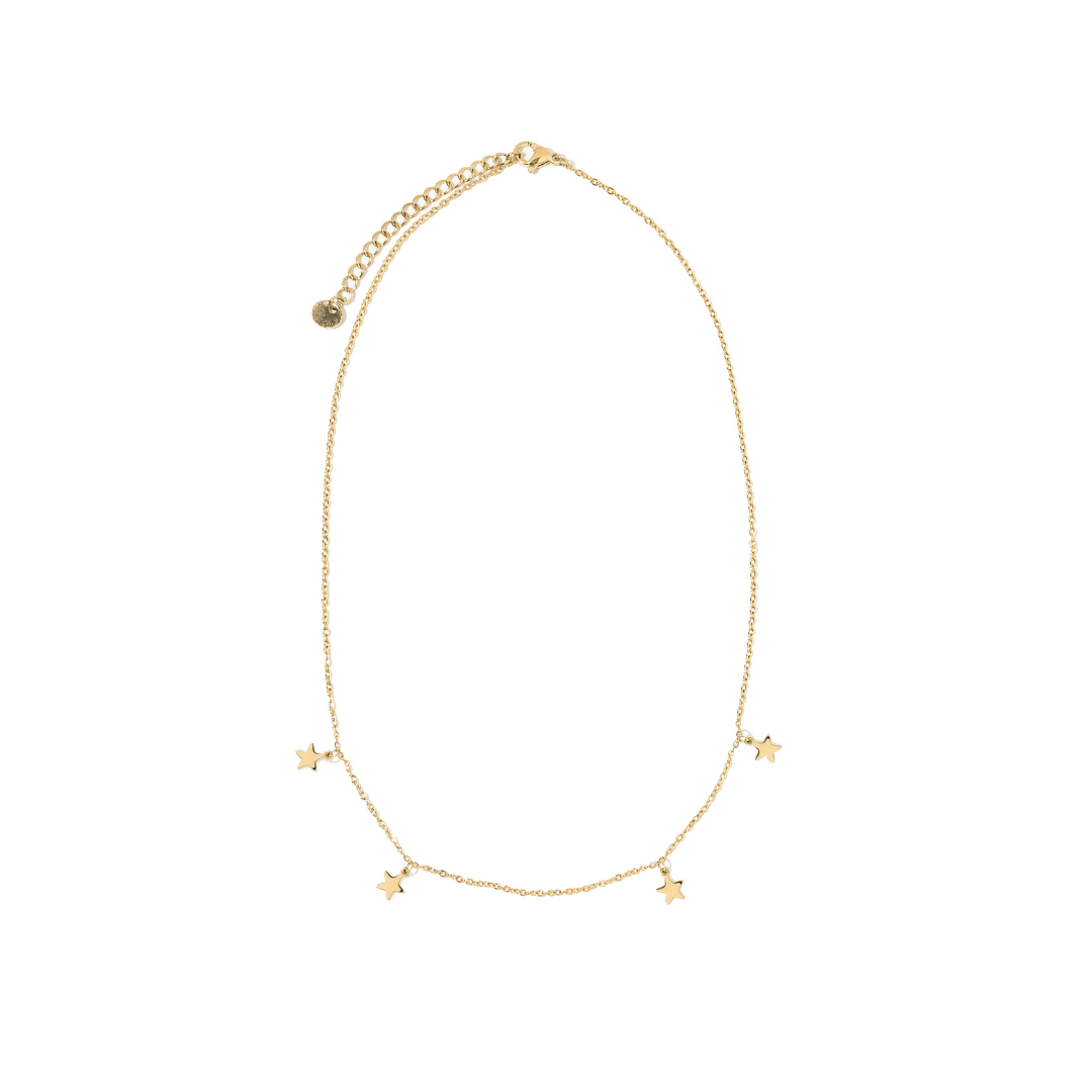 GOLDEN LYNX STARS NECKLACE - COLLARES - Malandra Jewelry - ZXC4 - T001119227