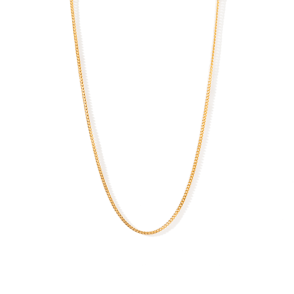 GOLDEN MESH CHAIN 45 CM - COLLARES - Malandra Jewelry - TC1920