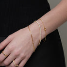 GOLDEN MILANO TENNIS BRACELET - PULSERAS - Malandra Jewelry - ERP102 - DZ60600382082C - 5