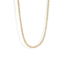 GOLDEN MILANO TENNIS NECKLACE - COLLARES - Malandra Jewelry - ERC101 - DZ60302694068C - 1