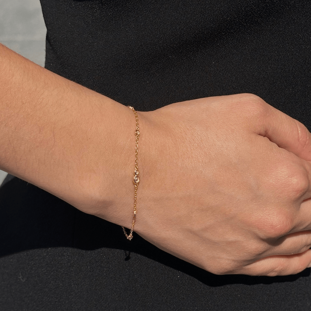 GOLDEN SPARK BLOOM BRACELET - PULSERAS - Malandra Jewelry - ERP134 - 60603131367C