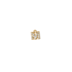 GOLDEN SPARK INITIAL CHARM - DIJES - Malandra Jewelry - TD1942.A