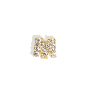 GOLDEN SPARK INITIAL CHARM - DIJES - Malandra Jewelry - TD1942.M