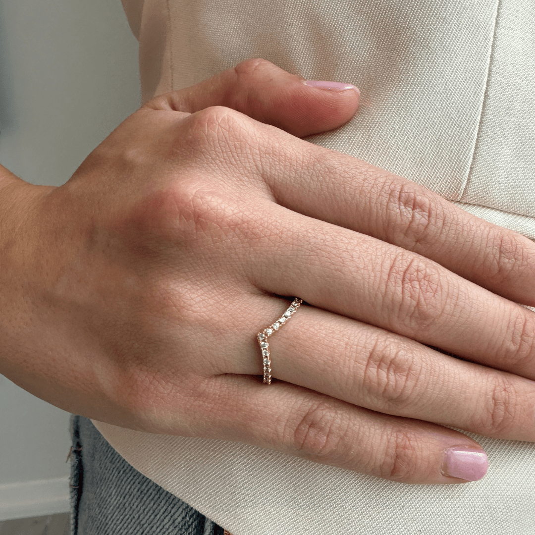 GOLDEN SPARK V RING - ANILLOS - Malandra Jewelry - VCR243.4 - 2012 - 4