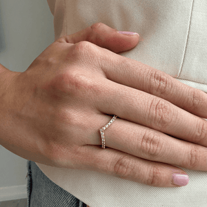 GOLDEN SPARK V RING - ANILLOS - Malandra Jewelry - VCR243.4 - 2012 - 4