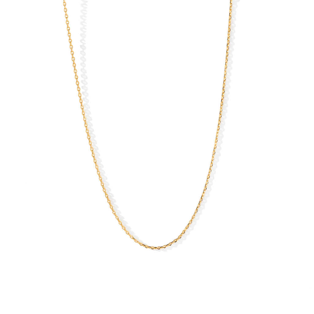 GOLDEN TWIST CHAIN 40 CM - COLLARES - Malandra Jewelry - TC1918