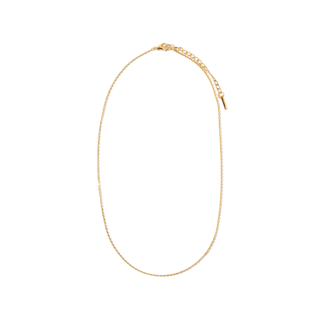 GOLDEN TWIST CHAIN 40 CM - COLLARES - Malandra Jewelry - TC1918
