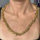 GOLDEN TWIST CHAIN NECKLACE - COLLARES - Malandra Jewelry - TC1988