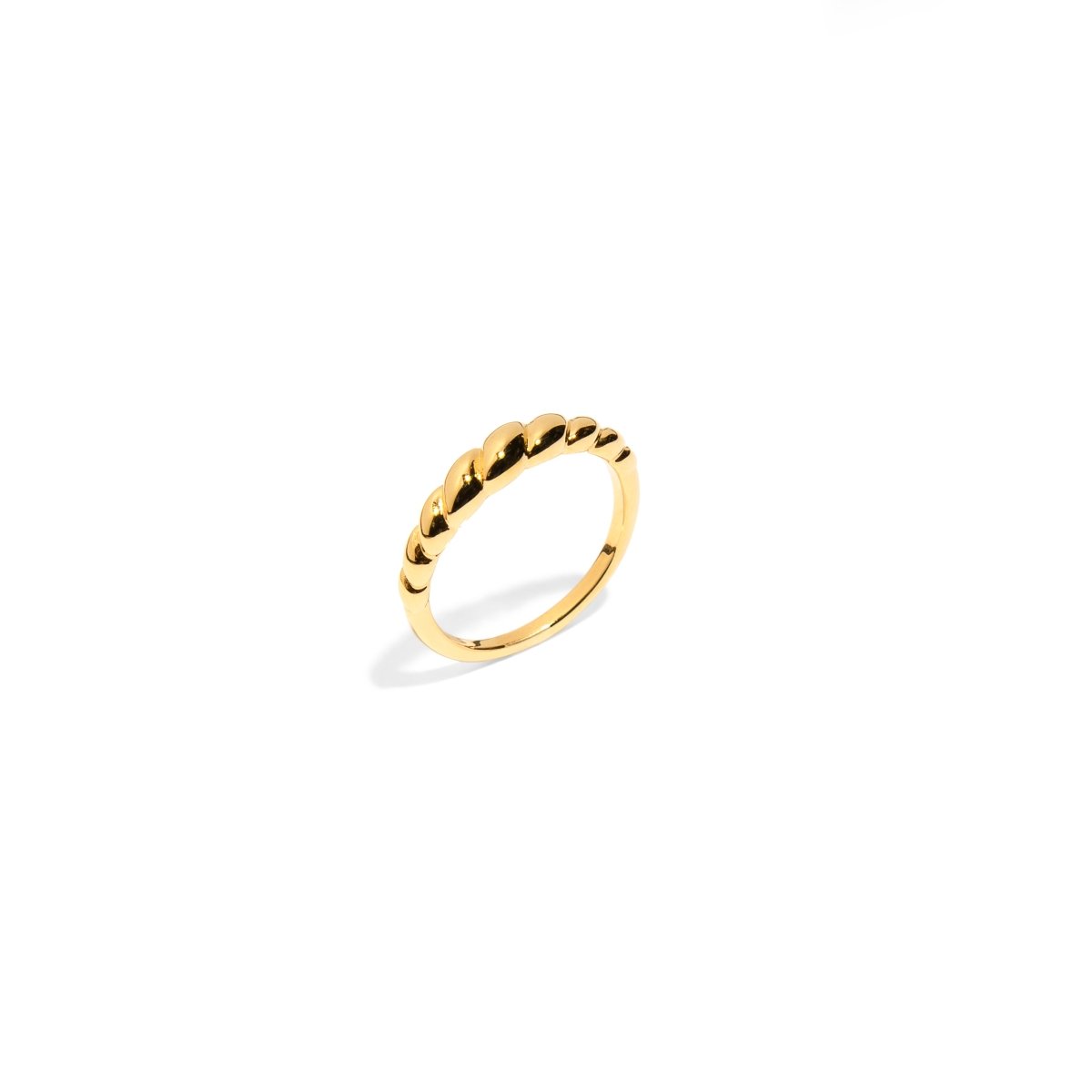 GOLDEN TWIST RING - ANILLOS - Malandra Jewelry - VCR236.5 - 2010 - 5