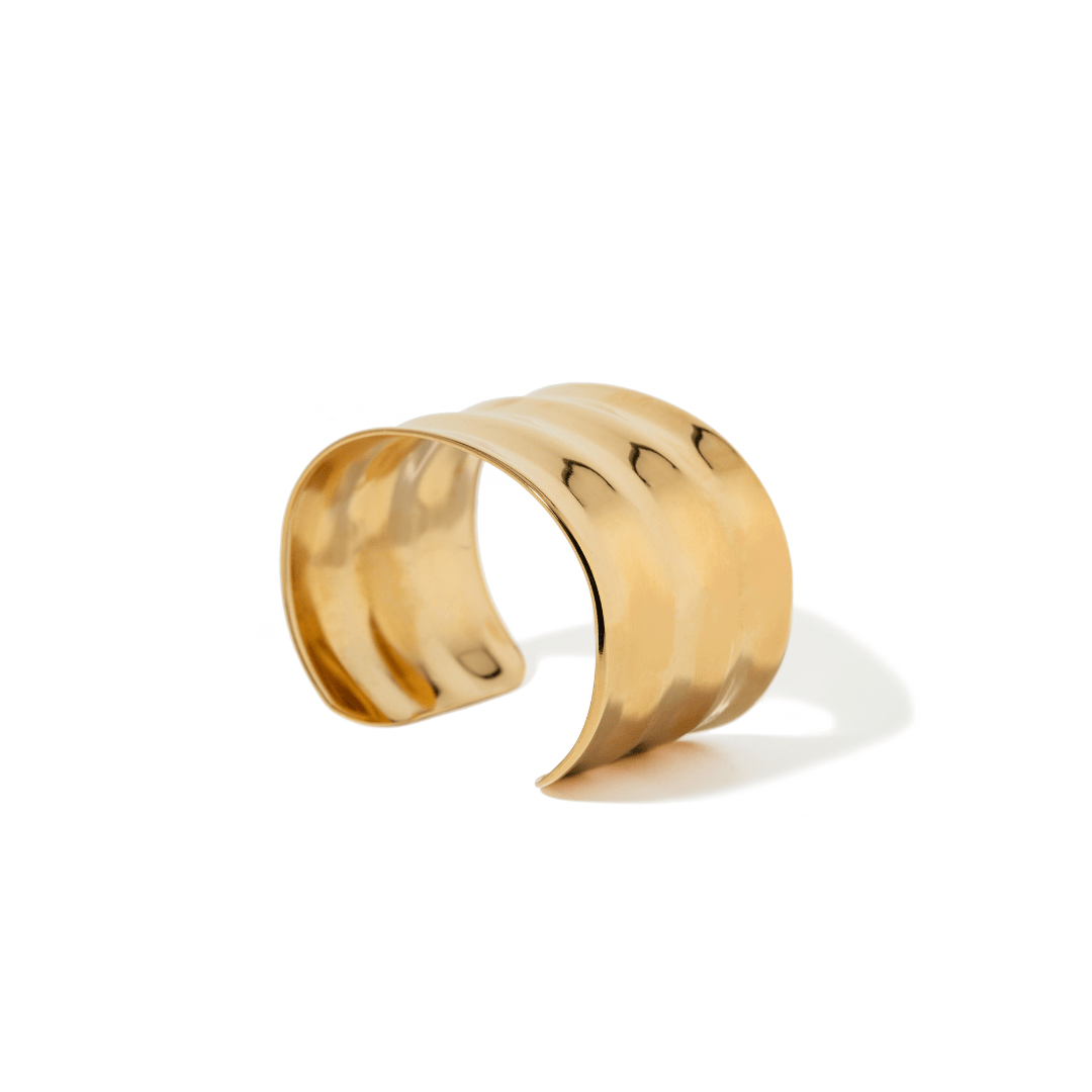 GOLDEN WAVE BRACELET - PULSERAS - Malandra Jewelry - EUWP288-JDB0108014