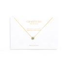 GRANATE GREEN GRATITUDE NECKLACE - COLLARES - Malandra Jewelry - TC1981