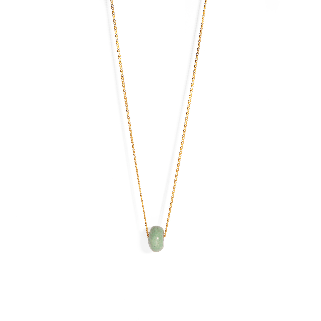 GRANATE GREEN GRATITUDE NECKLACE - COLLARES - Malandra Jewelry - TC1981