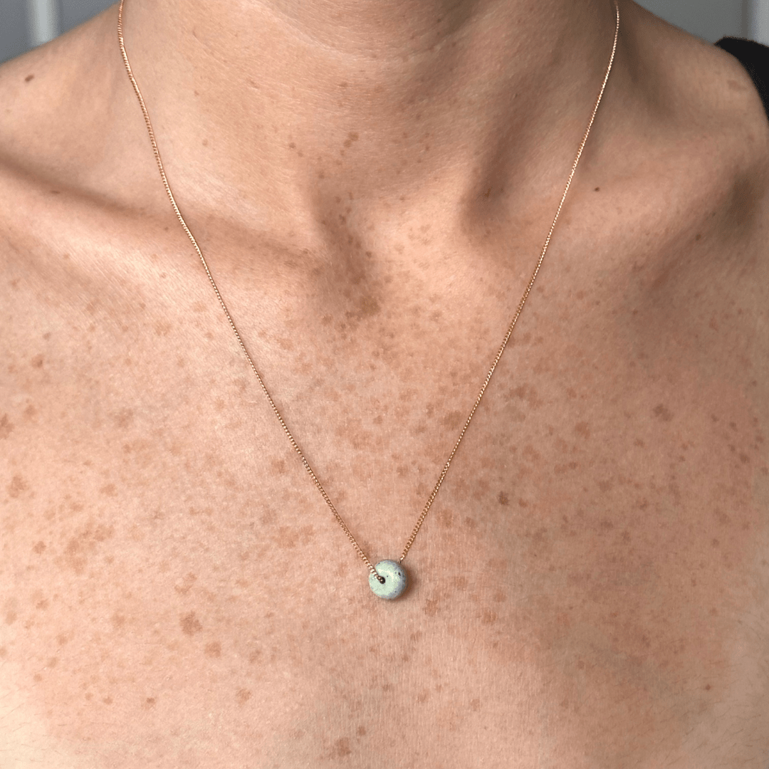 GRANATE GREEN GRATITUDE NECKLACE - COLLARES - Malandra Jewelry - TC1981