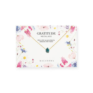 GRATITUDE APATITE NECKLACE - COLLARES - Malandra Jewelry - TC2167