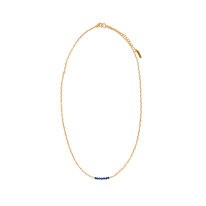 GRATITUDE BLUE JADE NECKLACE - COLLARES - Malandra Jewelry - TC2321