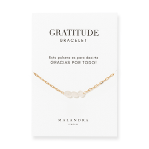 Gratitude Blush Cluster Bracelet - PULSERAS - Malandra Jewelry - TP2638