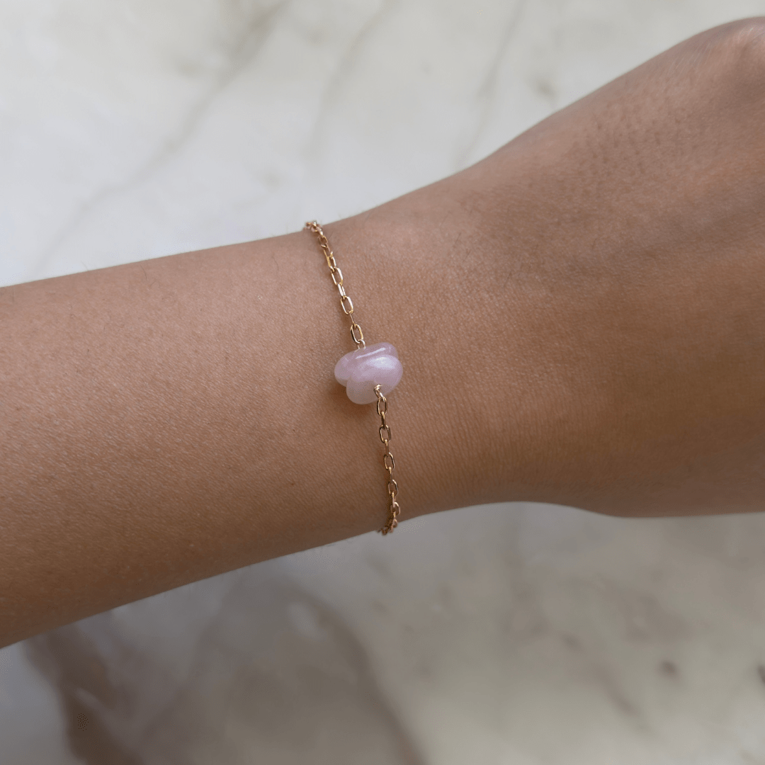 Gratitude Cotton Quartz Bracelet - PULSERAS - Malandra Jewelry - TP2637
