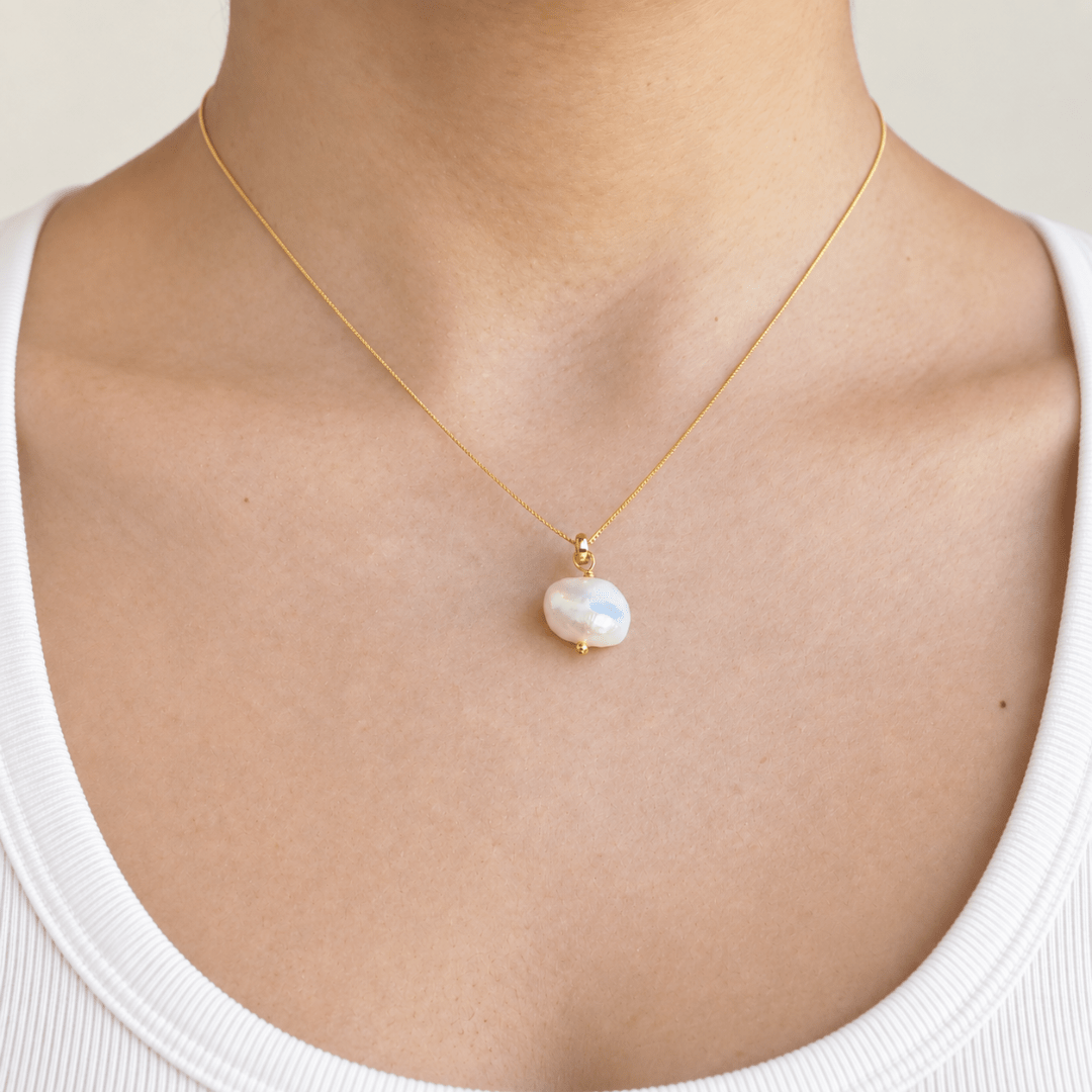 Gratitude Grace Pearl Necklace - COLLARES - Malandra Jewelry - TC2634