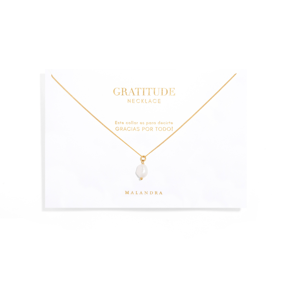GRATITUDE NECKLACE - COLLARES - Malandra Jewelry - TC308