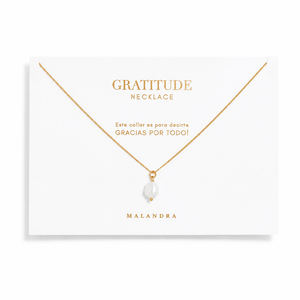 GRATITUDE NECKLACE - COLLARES - Malandra Jewelry - TC308