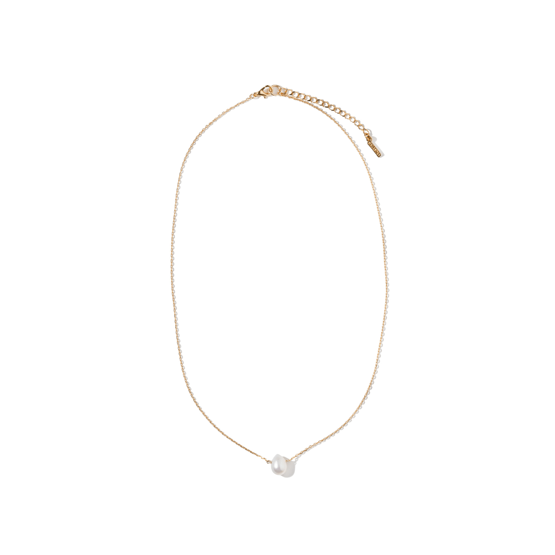 GRATITUDE PEARL DROP NECKLACE - COLLARES - Malandra Jewelry - TC2094