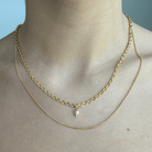 GRATITUDE PEARL GLOW NECKLACE - COLLARES - Malandra Jewelry - TC1857