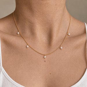 GRATITUDE SWEET PEARLS NECKLACE - COLLARES - Malandra Jewelry - TC2285