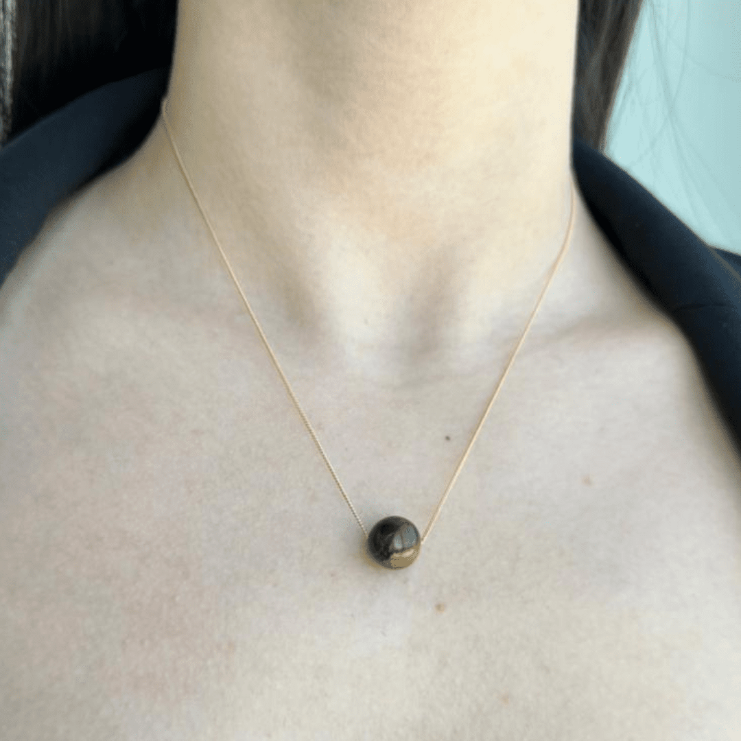 GRATITUDE TIGER EYE NECKLACE - COLLARES - Malandra Jewelry - TC2177