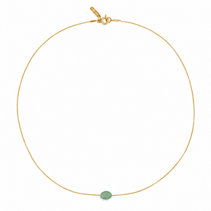 GREEN AVENTURINE GRATITUDE NECKLACE - COLLARES - Malandra Jewelry - TC885