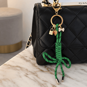 GREEN BOW BAG CHAIN - LLAVEROS - Malandra Jewelry - EYHK49-HK05