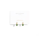 GREEN GLEAM HUGGIES - ARETES - Malandra Jewelry - AA1300-U20706