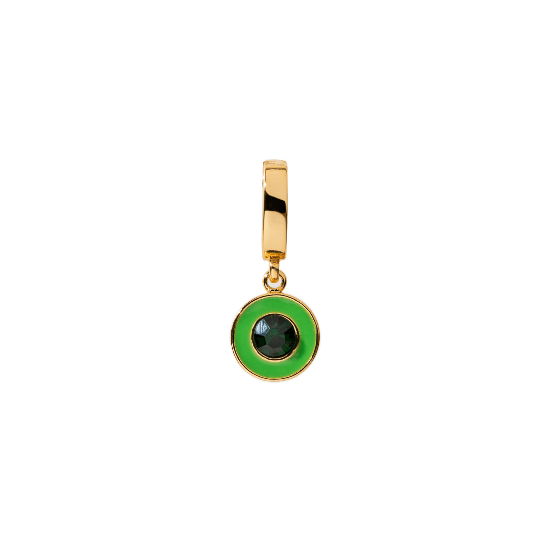 GREEN GLOW CHARM - DIJES - Malandra Jewelry - EYHD36 - HP21