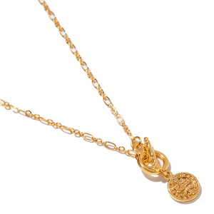 GUARDIAN SAINT BENEDICT NECKLACE - COLLARES - Malandra Jewelry - TC2474