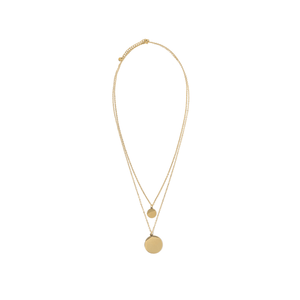HALO DOUBLE LAYER NECKLACE - COLLARES - Malandra Jewelry - ZXC3 - X001089475
