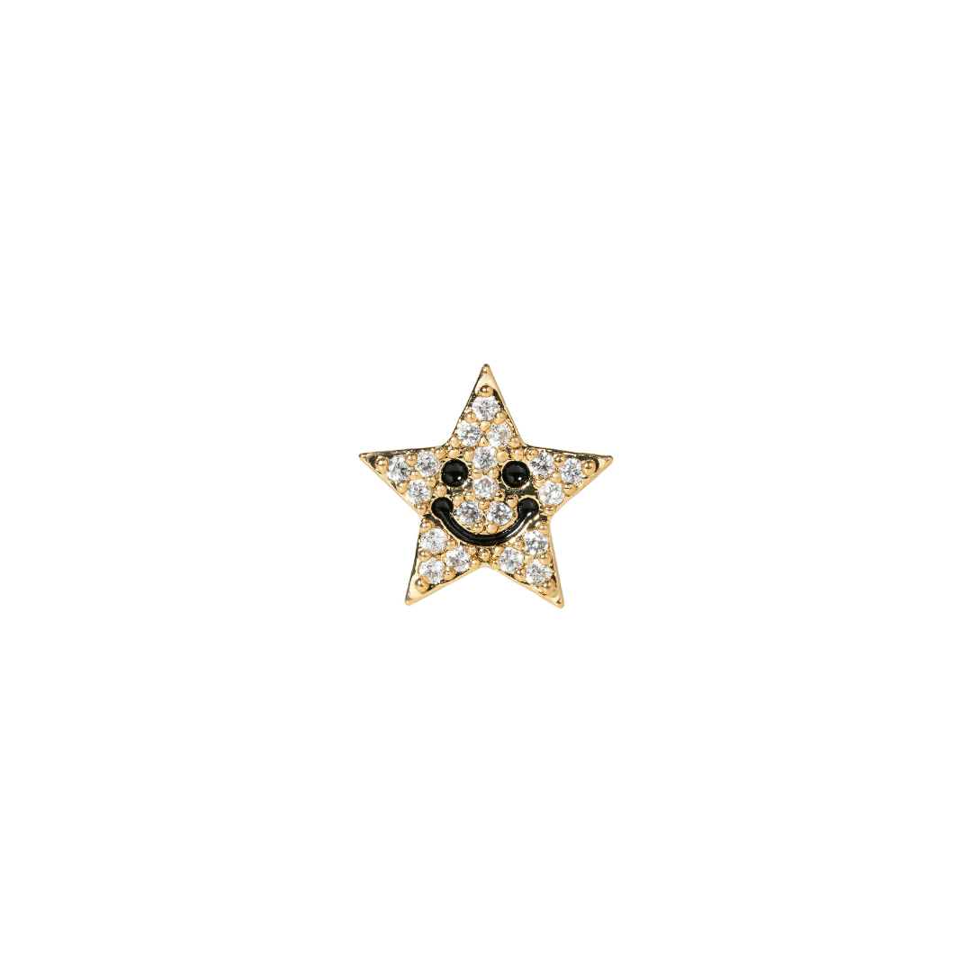 HAPPY STAR PIERCING - ARETES - Malandra Jewelry - ZTA1
