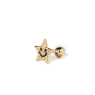 HAPPY STAR PIERCING - ARETES - Malandra Jewelry - ZTA1