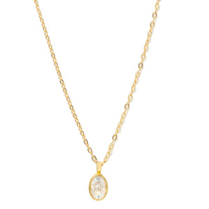 HEIRLOOM OVAL NECKLACE - COLLARES - Malandra Jewelry - EOBC19-xl764
