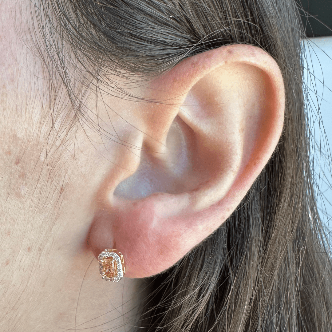 HONEY GLIMMER EARRINGS - ARETES - Malandra Jewelry - ZWA34.CH - QX03426Y