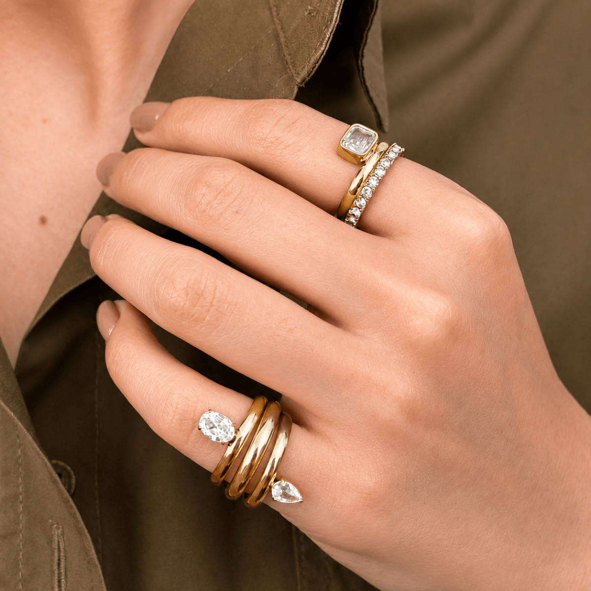 ICON OVAL PINKY RING - ANILLOS - Malandra Jewelry - EUWR256.4-DZJDR202506235NINA