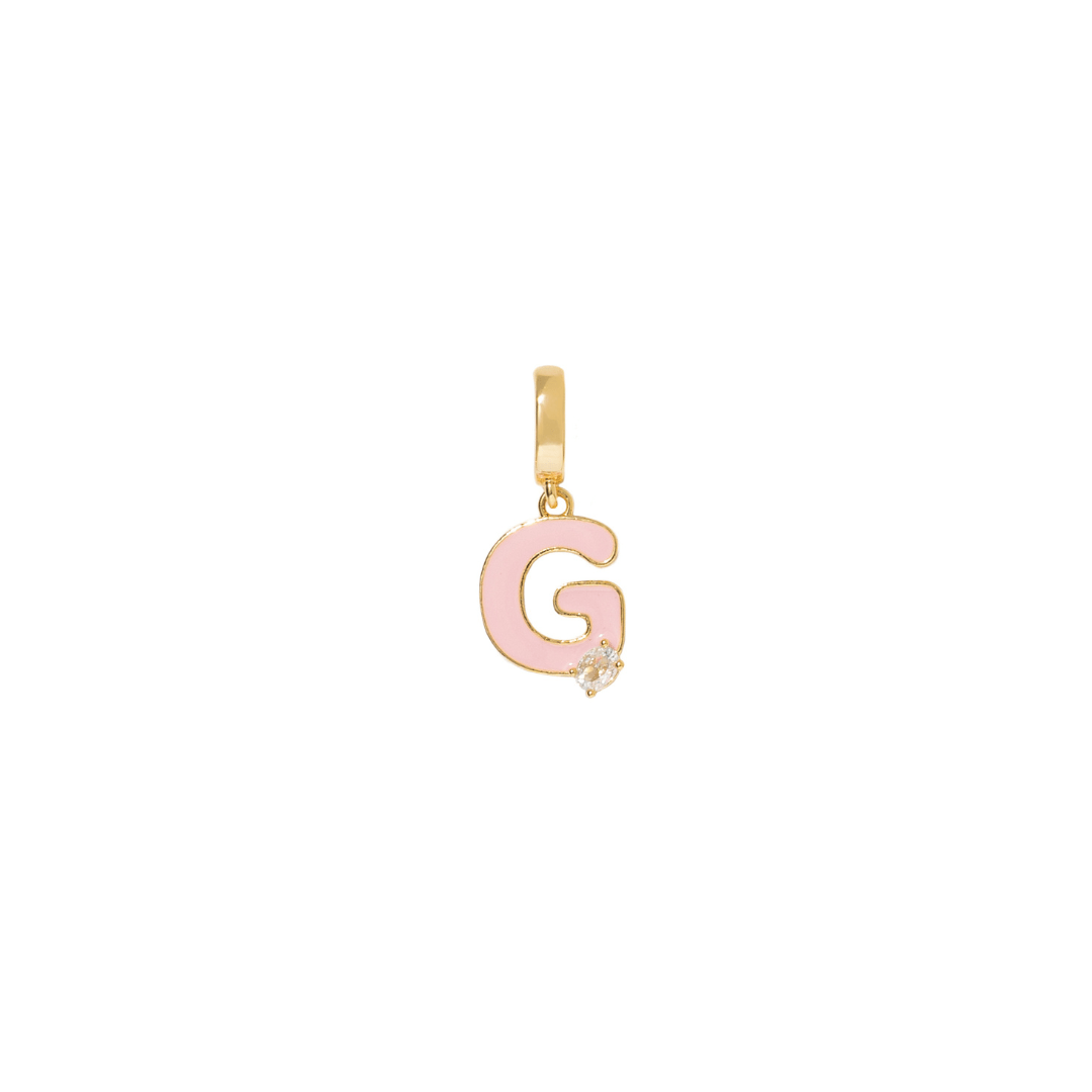 INITIAL CHARM - DIJES - Malandra Jewelry - EYHD122.G